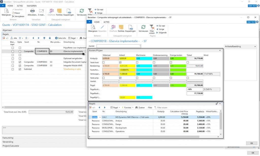 Gservice - projectvoorbereiding