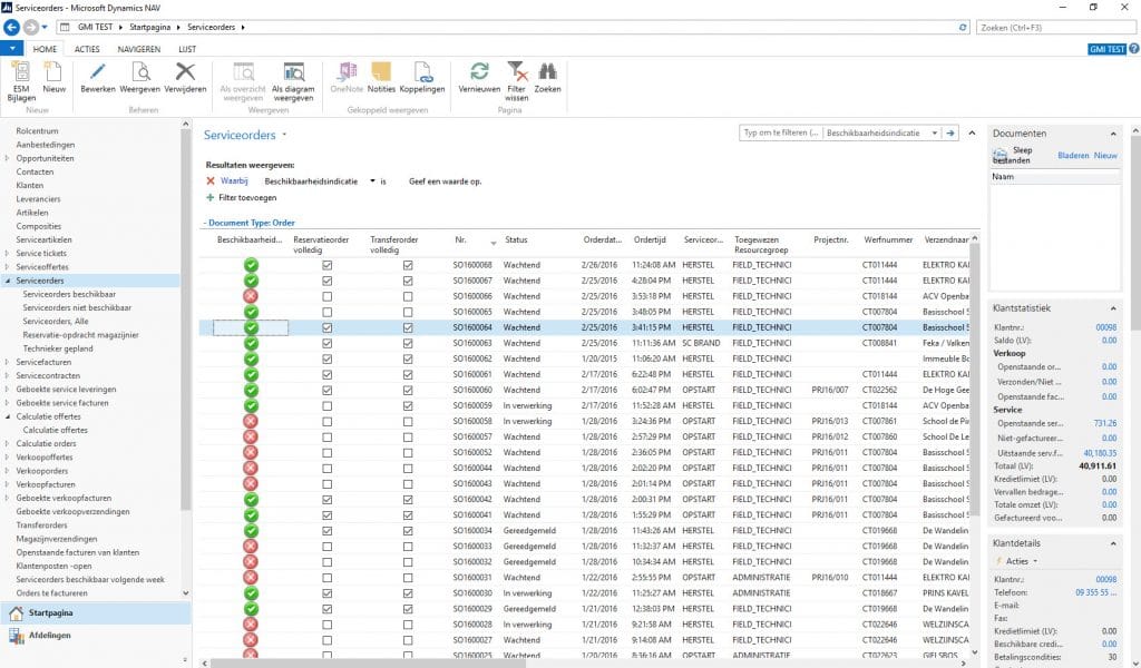 Gservice - Planning