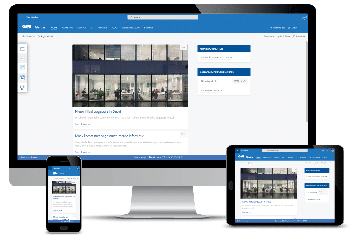 GMI intranet: de start van uw interne digitale communicatie
