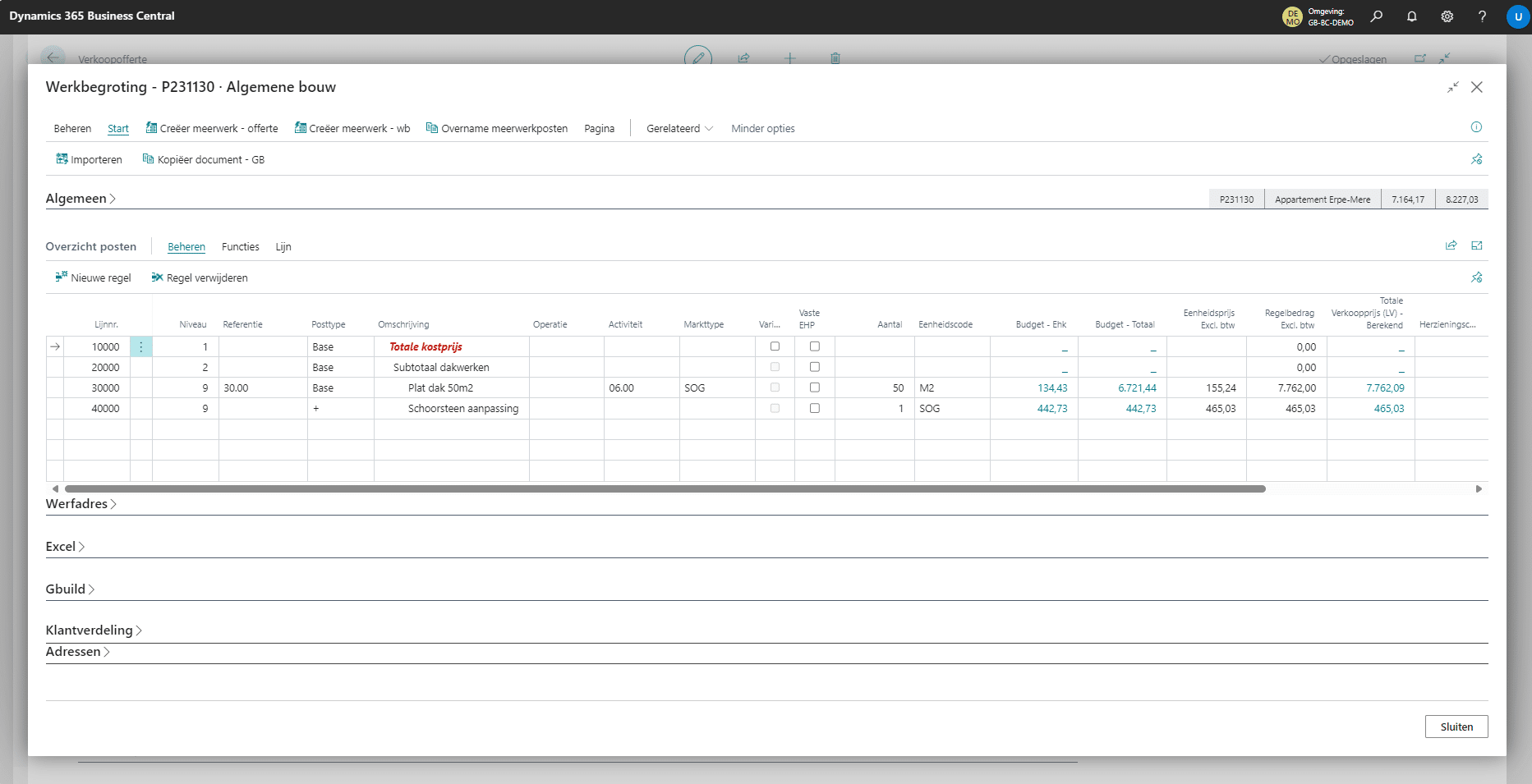 Gbuild: meerwerken